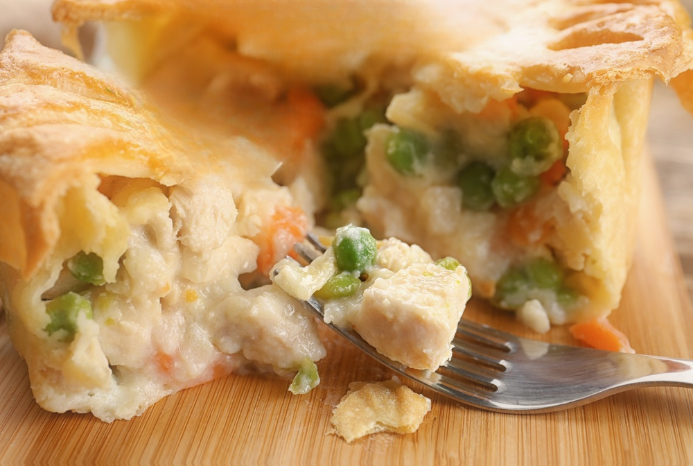 Chicken Pie Almondine