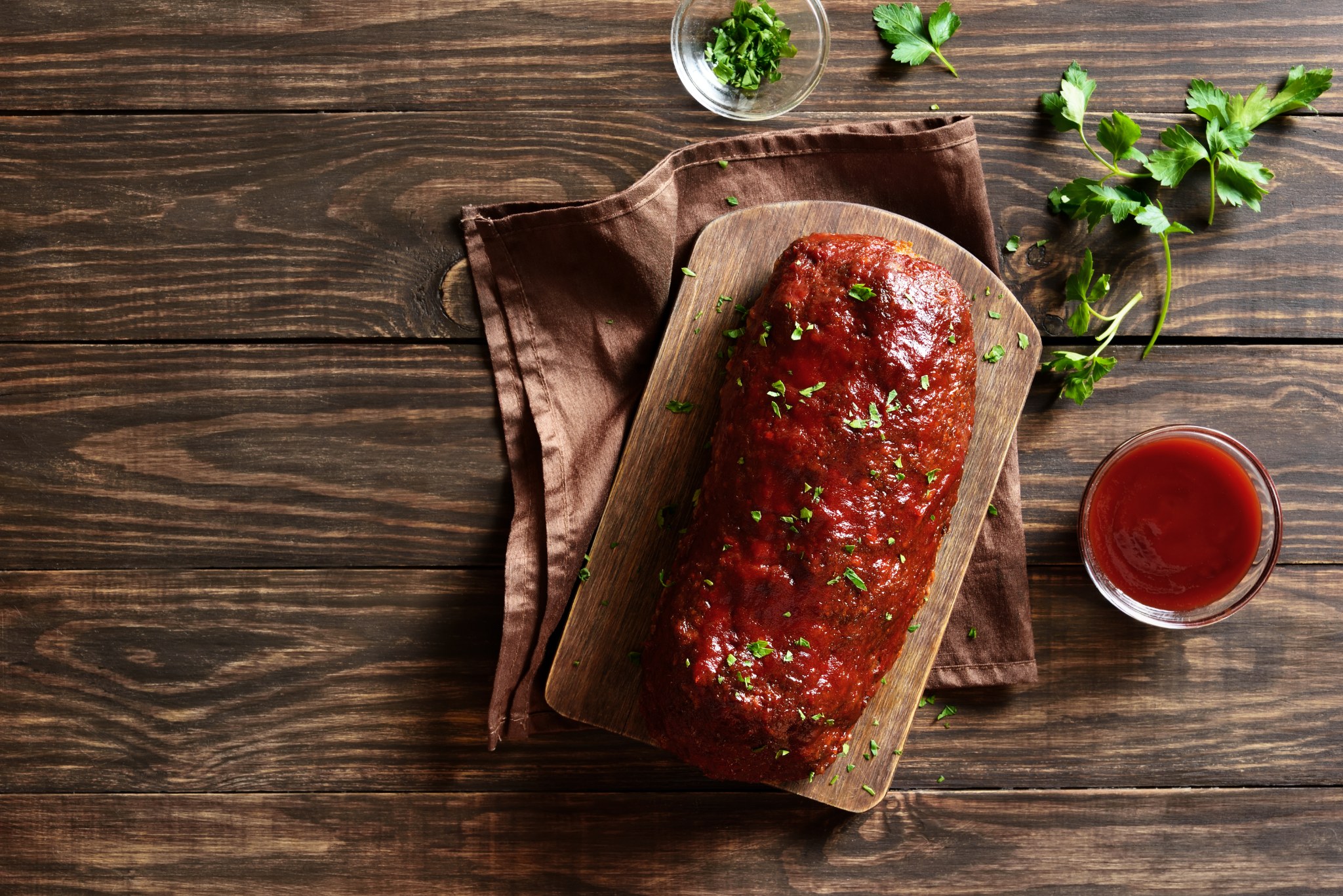 Camper Meatloaf with Tomato Gravy