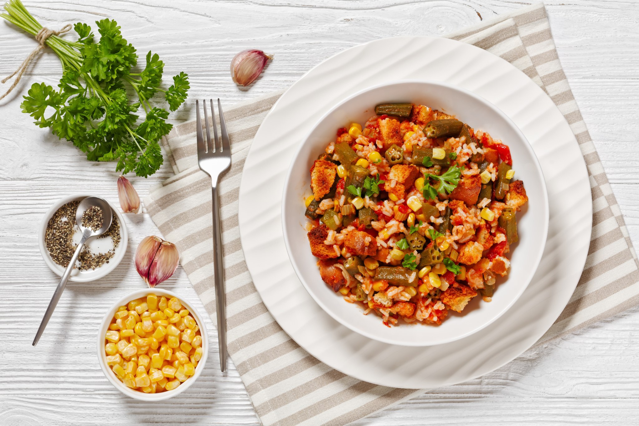 Southern-Style Okra and Rice